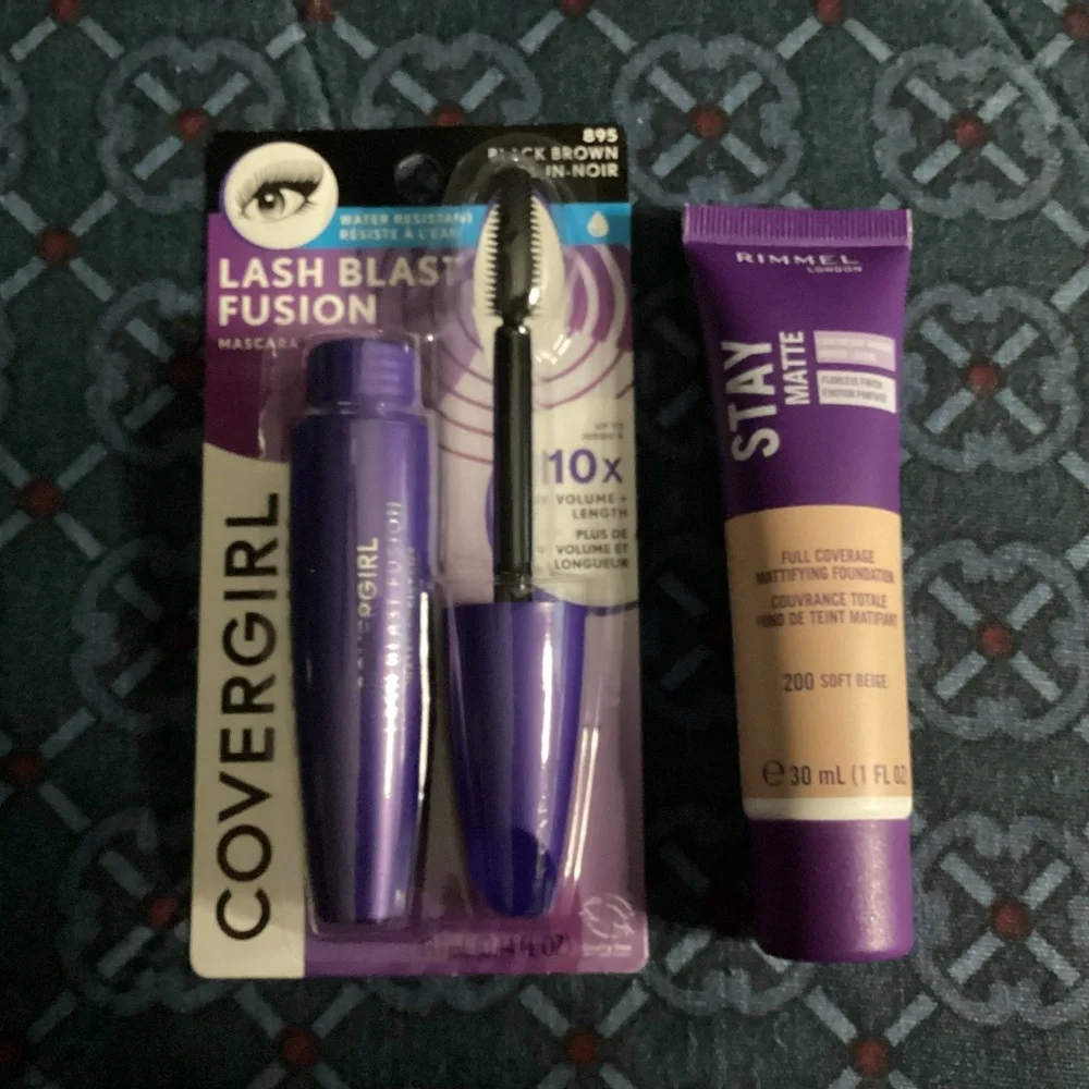 Rommel London Stay Matte foundation & Covergirl Lash Blast Mascara (2 for $20)